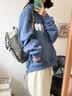 MYD双肩包女户外小背包帆布包逛街出游旅行小清新简约小容量书包 （S）葵瓜子/奇异果 实拍图
