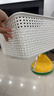 名创优品（MINISO）格纹仿藤编收纳筐 桌面收纳盒宿舍办公杂物收纳篮 大号2个装 实拍图