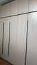 顾家家居（KUKA）顾家木艺 衣柜 现代简约ENF级储物柜子衣橱趟门卧室家具 PT8020GY 7门衣柜(3门+2A+2B)+边柜-3.2米 带顶柜-总高2.6米 实拍图
