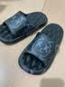 羽起大码拖鞋男士夏季EVA外穿室内踩屎感厚底浴室防滑情侣凉拖鞋女 黑色 42-43 正码 实拍图