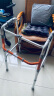 鱼跃(yuwell)老人助行器YU710A 骨折拐杖残疾人医用助行器 铝合金助行架四脚防滑 可折叠升降助步器 实拍图