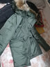 龙牙（Dragon Tooth）第四代N-3B极地防寒服n3b棉服男大衣男冬季加厚中长款 月桂绿色 2XL 190/108B高193重210-235斤 实拍图