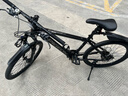飞鸽（FLYING PIGEON）山地自行车成人男女变速山地车青少年中小学生车越野户外骑行单车 【高碳钢】G8002代-辐条轮-黑色 24寸轮组（适合145-170cm） 24速标准版 实拍图