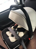 fengbaby新生儿汽车儿童安全座椅宝宝便携车载提篮式婴幼童摇篮0-15个月3C 米黑色-护脊版 实拍图