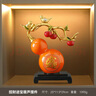 轻奢高档酒柜装饰品摆件现代简约客厅摆件玄关电视柜办公室工艺品 招财进宝葫芦 实拍图
