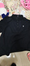 花花公子（PLAYBOY）T恤男短袖夏季男士polo衫翻领商务休闲上衣服高端男装 黑色 4XL 实拍图
