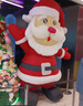 圣诞老人气模充气圣诞树雪人公仔气模商场户外场景布置圣诞装饰品 2m站立圣诞老人【加厚款】 实拍图