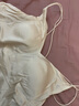 金三塔吊带衫女真丝带罩杯V领内搭可外穿上衣小衫带胸垫 丝白8229 M 实拍图