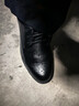 海澜之家HLA马丁靴男士休闲鞋秋冬工装鞋子男HAAGZM4AB70567 黑色加绒40 实拍图