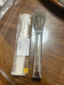 onlycook 304不锈钢牛排夹 烤肉夹子面包夹烙饼夹 加长加厚防烫夹 小号 实拍图
