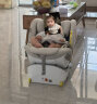 猫头鹰（SAVILE）妙转PRO儿童安全座椅婴儿汽车用宝宝0-4-7岁360度iSize可坐可躺 【升级款】妙转pro 银白 晒单实拍图