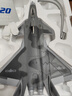 京模歼20战斗机模型合金仿真军事摆件长春航展退伍纪念品 1:72迷彩 实拍图