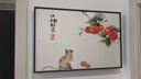 柳莺花燕免打孔电表箱装饰画现代简约客厅餐厅挂画电闸箱配电箱遮挡壁画 事事如意 60X40遮挡50X30 液压款 实拍图
