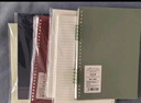 得力B5不硌手活页本可拆卸笔记本本子简约线圈大学生初中生高中生专用a4方格网格本活页扣环a5记事定制 B5/复古四色/横线/4本 无规格 实拍图