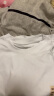 无印良品（MUJI）女式 天竺编织圆领短袖T恤打底衫女款内搭多巴胺早春新品BB2P5A4S 白色 M 160/84A 实拍图