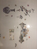 欧仕图（OUSHITU）墙贴自粘 中国风电视背景布置贴纸客厅墙壁装饰贴画餐厅卧室墙贴 青花瓷花瓶 实拍图