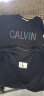 Calvin Klein Jeans夏季男女情侣中性摩登霓虹ck印花休闲圆领短袖T恤J318289 BEH-黑色 L   （推荐150-165斤） 晒单实拍图