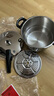 双喜高压锅304不锈钢防爆家用压力锅燃气电磁炉通用22cm/6L【蒸格款】 实拍图