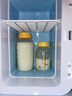 夏新Amoi迷你小冰箱mini家用冷冻冷藏学生宿舍租房母乳车载小型冰柜 KS-8L 车家两用 强冷款玻璃面板 8L 实拍图