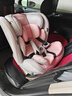 Heekin德国 儿童安全座椅汽车用0-4-12岁婴儿宝宝360度旋转ISOFIX硬接口 时尚粉(ISOFIX+360度旋转) 实拍图