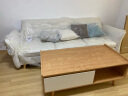 林氏家居现代简约布艺沙发客厅折叠沙发床两用棉麻双人沙发小户型家具1012 仿棉麻米白|2.4m|靠背可调 实拍图