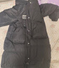 鸭鸭（YAYA）羽绒服女中长款2025冬季新款韩版极寒时尚宽松连帽收腰显瘦外套 黑色 M 【建议体重100-120斤】 实拍图