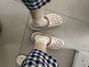 CROCS卡骆驰厚底云朵洞洞鞋时尚百搭户外沙滩鞋女鞋|206750  石英粉-6UR（含智必星） 39 (250mm) 实拍图