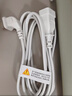 CABLE CREATION   DZ139二插电源延长线弯头10A新国标2芯两孔插座拖线板适用电风扇电视电动车热水壶加长线 0.5米 实拍图