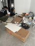 林氏家居卧室书桌学习桌小学生家用书房写字桌书桌书柜一体写字台家具TO1V 单人伸缩书桌+三斗柜 实拍图