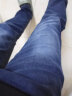 真维斯（Jeanswest）牛仔裤男秋冬季新款宽松直筒百搭弹力舒适时尚百搭休闲长裤子男 深蓝灰 32 码(2尺5) 实拍图