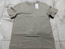 京东京造【已售300w件】短袖t恤男衣服秋季男士打底外穿 雾蓝色2XL 实拍图