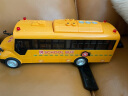 宝乐星儿童玩具男孩汽车模型仿真玩具车校车巴士惯性工程车美国校车 实拍图