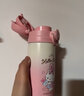 Hello Kitty儿童保温杯女孩直饮杯带吸管316不锈钢小学生幼儿园上学用双饮杯 6635玉桂狗双饮杯带公仔 400ml 无杯套 实拍图