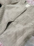 COCOBELLA轻奢环保皮草裸领剪绒外套女质感毛茸短款夹克SC530 米灰色 M 晒单实拍图
