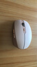云墨（YUNMO）无线蓝牙鼠标可充电式办公静轻音人体工学笔记本台式电脑ipad通用适用于惠普华硕华为 【无线蓝牙双模+静音按键】发光版奶茶色 实拍图