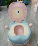 世纪宝贝（babyhood）儿童马桶坐便器 婴幼儿便盆男女宝宝小孩座便器尿桶抽屉便糟 【推荐】PU软垫 红(赠马桶刷） 实拍图