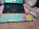 前行者（EWEADN）TK100朋克机械键盘鼠标套装电竞游戏有线台式电脑笔记本办公复古外设吃鸡 白色混光青轴 实拍图