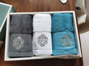 洁丽雅（Grace）五星级酒店抗菌防螨毛巾纯棉加厚强吸水柔软洗脸巾3条礼盒装 实拍图