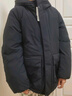 优衣库童装男童女童高性能复合连帽外套/保暖厚衣服473309 09 黑色 130 实拍图