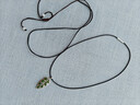 萧柏米恩简约细款蜡绳黑色项链绳挂件金吊坠锁骨绳男女平安扣玉佩替换绳子 粗细1.5mm长度45 黑色 实拍图