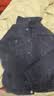 皮尔卡丹（pierre cardin）【潮流刺绣】夹克男秋季修身休闲商务宽松外套黑灰色XL 实拍图