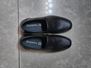 蜘蛛王男士商务皮鞋牛皮春秋通勤爸爸鞋一脚蹬休闲男鞋 22385 黑色 39 实拍图