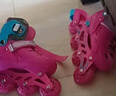 亿享溜冰鞋儿童全套装初学者成人轮滑鞋 3-5-6-8-10岁 可拆洗内胆 粉色可拆洗八轮全闪 中码m(35-38)适合平时鞋码32-36 实拍图