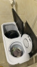 奥克斯（AUX）洗+脱共13公斤大容量半自动洗衣机宿舍家用双桶缸小型洗衣机迷你波轮出租房用洗衣机 黑色洗+脱13公斤（洗涤8公斤+脱水5公斤） 实拍图