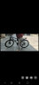 EG7山地自行车成人学生变速越野单车双减震赛车26寸青少年男女 顶配-钢架黑白色【辐条轮】 24寸21速 实拍图