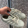 adidas「面包鞋」COURTIC麂皮运动板鞋男女阿迪达斯官方三叶草 浅绿/奶油白 42(260mm) 晒单实拍图