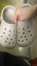 卡骆驰（CROCS）洞洞鞋贝雅男鞋夏季新款男士沙滩鞋凉鞋拖鞋女鞋 10126-2V3/卵石（尺码偏大） 38 -39(240mm) 实拍图