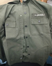 JEEP吉普衬衫男秋冬季长袖衬衣男士工装外套宽松休闲衣服男装 军绿3XL 实拍图