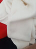 妃奥绒【撤柜精品】半高领绵绒针织衫女加厚打底衫毛衣套头百搭秋冬季 白色 M 实拍图