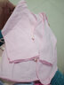 贝瑞加（Babyprints）婴儿衣服新生儿半背上衣宝宝家居内衣四季长袖纯棉 粉59 实拍图